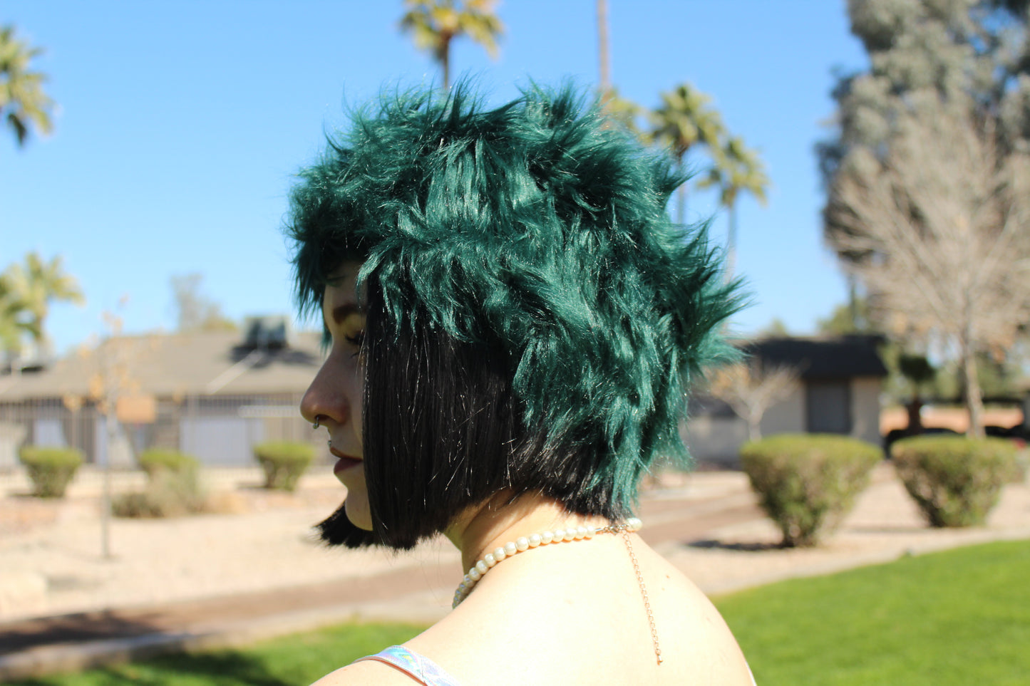 Furry Green Stash Hat